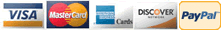 Visa Mastercard American Express Discover